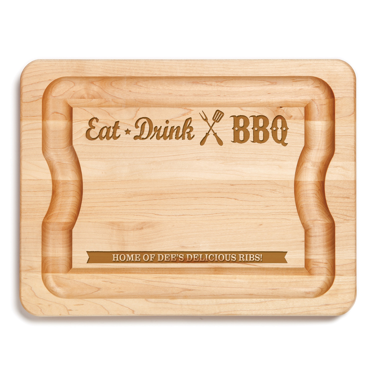 Eat, Drink, BBQ Personalized BBQ Board